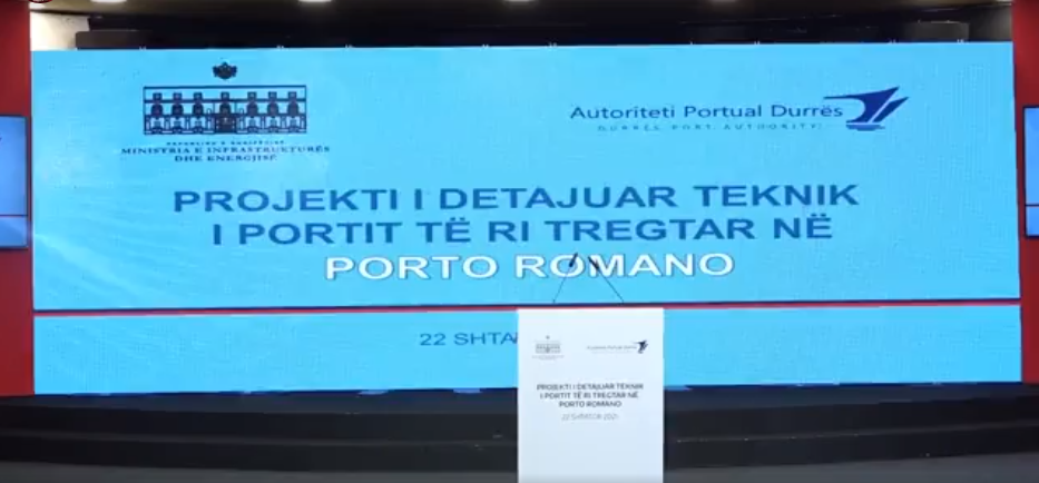 5 kompani në garë për portin tregtar në Porto Romano, prezantohen propozimet teknike (VIDEO)