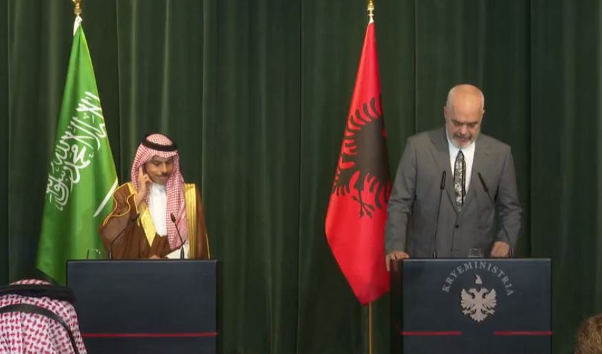 Rama pret Ministrin e Punëve të Jashtme të Arabisë Saudite: Kjo vizitë është një shenjë për të thelluar bashkëpunimin me Shqipërinë