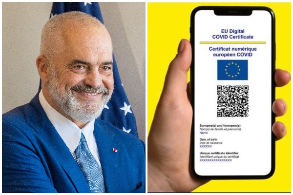 Rama: Shqiptarët tani mund të lëvizin lirisht në Evropë me pasaportë vaksinimi