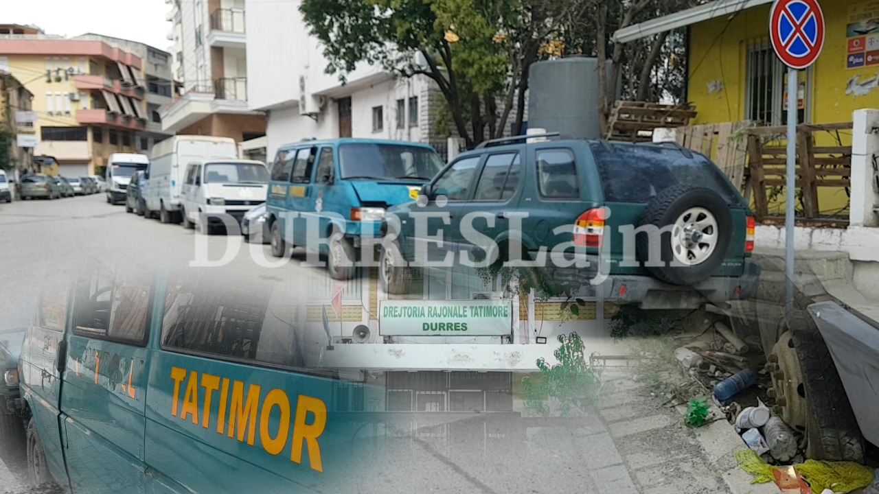 Hapësirat publike në Durrës zaptohen nga automjetet e braktisura (VIDEO)