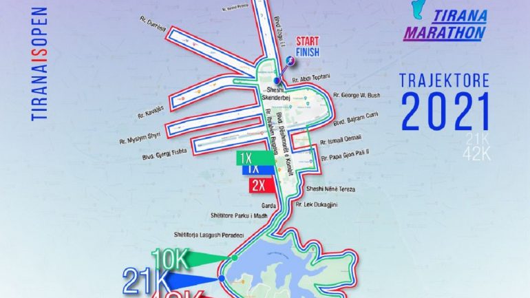 Maratona e Tiranës, nga 15 tetori do të ndalohet parkimi në këto rrugë