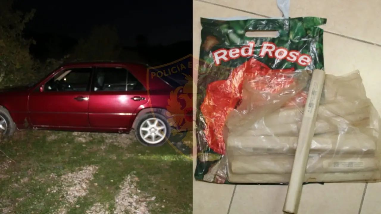 Me eksploziv në makinë, 30-vjeçari braktis mjetin sapo pikas policinë, prangoset bashkëpunëtori