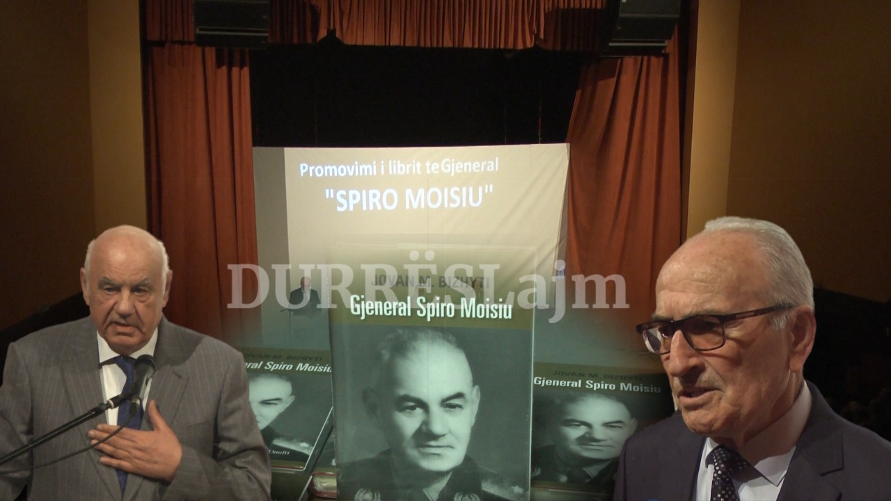Promovohet monografia &#8220;Gjeneral Spiro Moisiu&#8221; (VIDEO)