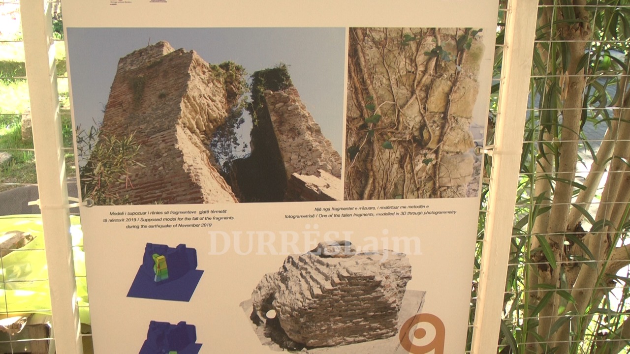 Restaurimi i kullës C në Durrës, do të nisë vendosja e blloqeve të rrëzuara (VIDEO)