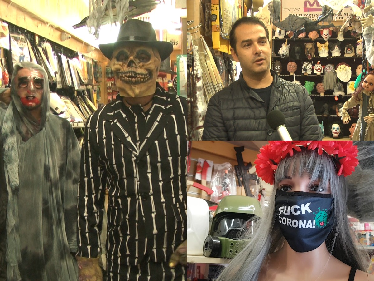 Halloween-i në Durrës, të rinjtë përzgjedhin maskimet e frikshme. Jorgji: Këtë vit kostume edhe me Covid-19 (VIDEO)
