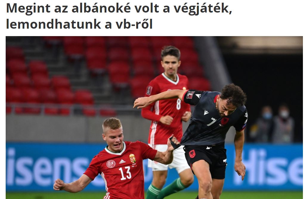Dëshpërim në Hungari, shihni reagimet e mediave vëndase pas fitores së Shqipërisë në Budapest