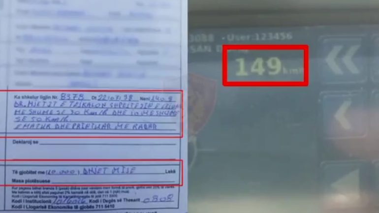 Makina inteligjente gjobit 1456 shoferë, në 48 orët e fundit pezullohen 77 patenta (VIDEO)