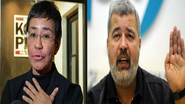 Çmimin “Nobel” për paqen për vitin 2021 e marrin dy gazetarë