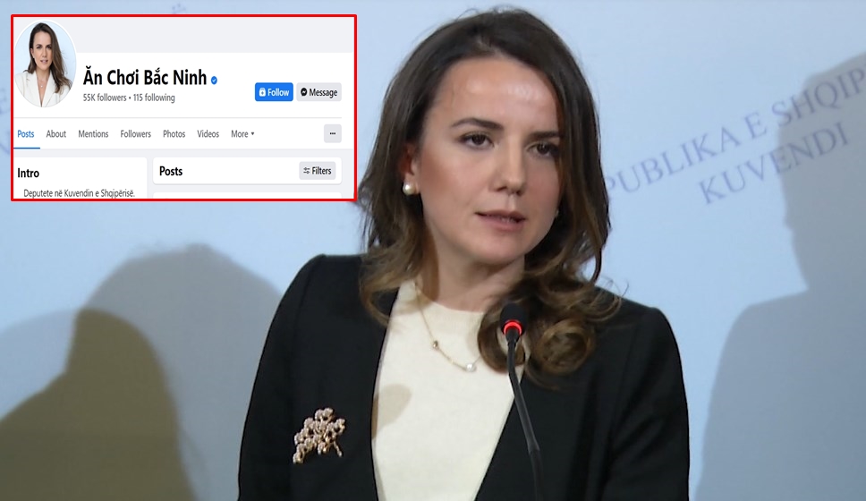 Rudina Hajdari në “grackën” e hakerave, i vjedhin Facebook dhe i vendosin emër vietnamez
