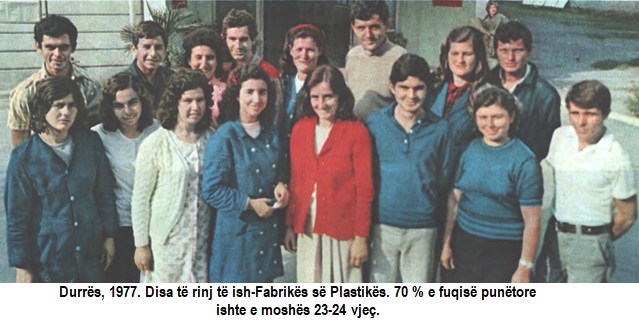 Histori / Durrës, 1977. Shtypi i kohës: Plastika &#8211; fabrika e rinisë