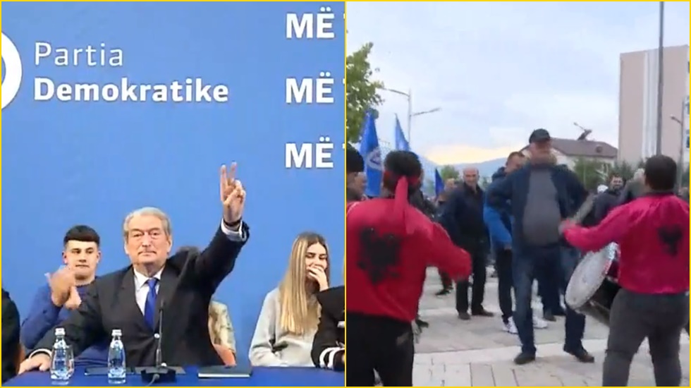 “Foltorja” shkon në Kamëz, si e presin simpatizantët Sali Berishën