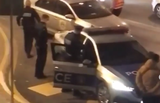 Reperit shqiptar dhe këngëtares së njohur u ndalohen xhirimet e klipit nga policia (VIDEO)