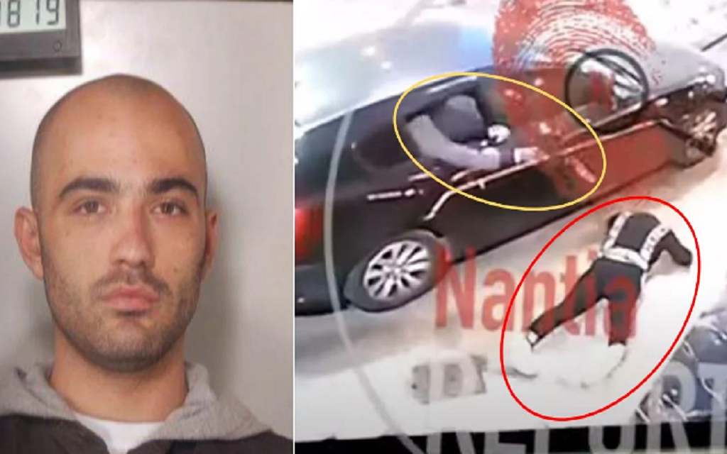 E qëllon pa mëshirë edhe pasi shembet në tokë, dalin pamjet e vrasjes së biznesmenit shqiptar në Greqi (VIDEO)