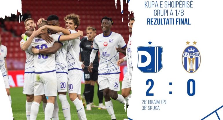 Dinamo fiton derbin e parë në Kupë, Tirana pëson humbjen e parë sezonale
