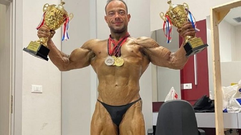 Marin Meksi shpallet kampion absolut në “Bodybuilding” dhe “Fitness”