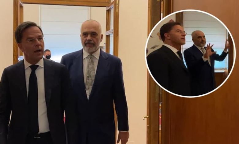 “Je i veçantë!”/ Kryeministri holandez mahnitet nga zyra e Ramës: “Berisha ka qenë këtu para jush?”
