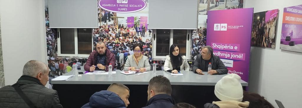 “Durrësi nuk di të ndalet!”, PS vazhdon riorganizimin e saj në çdo organizatë socialiste (FOTO)