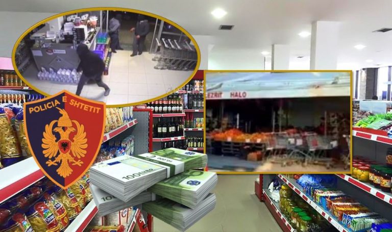Grabitet supermarketi, ja si autorët vodhën 200 mijë euro pa u pikasur nga kamerat