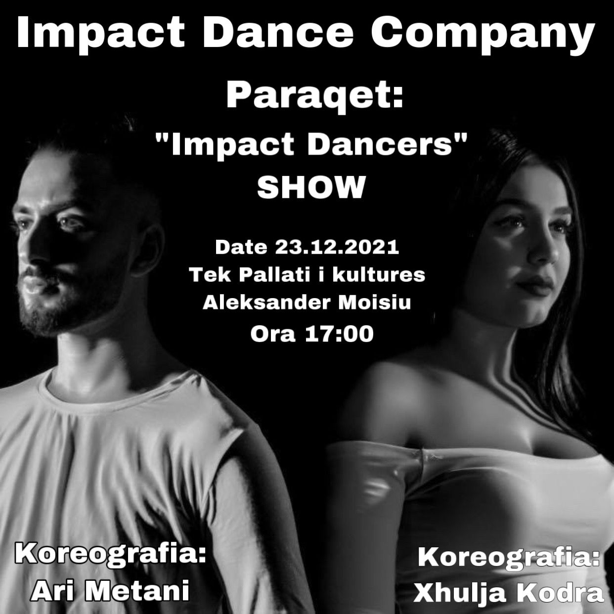 &#8220;Të promovojmë talentet e qytetit&#8221;/ &#8220;Impact Dance Company&#8221;, shfaqje kërcimi për festa e fundvitit