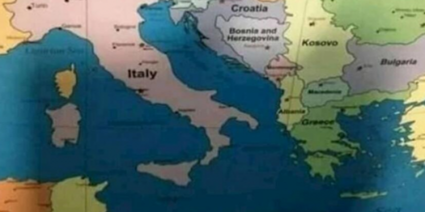 Serbisë i vendoset emri Kosovë, harta që po “tërbon” median serbe