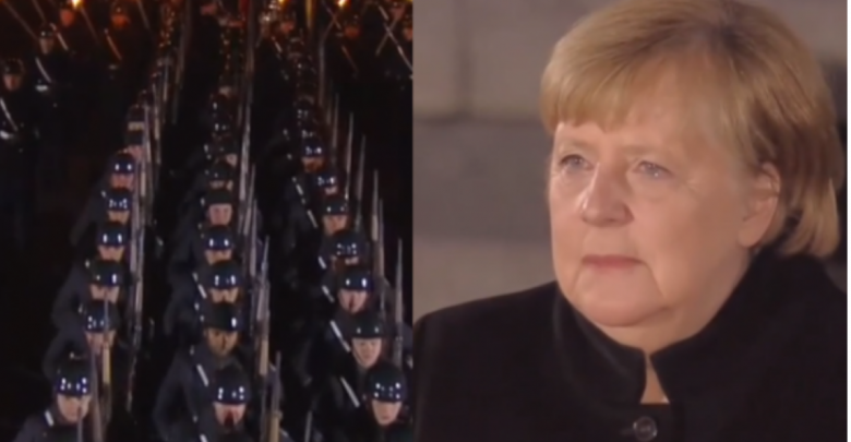 Angela Merkel përlotet në ceremoninë e lamtumirës, kancelarja jep porosinë e saj të fundit (VIDEO)