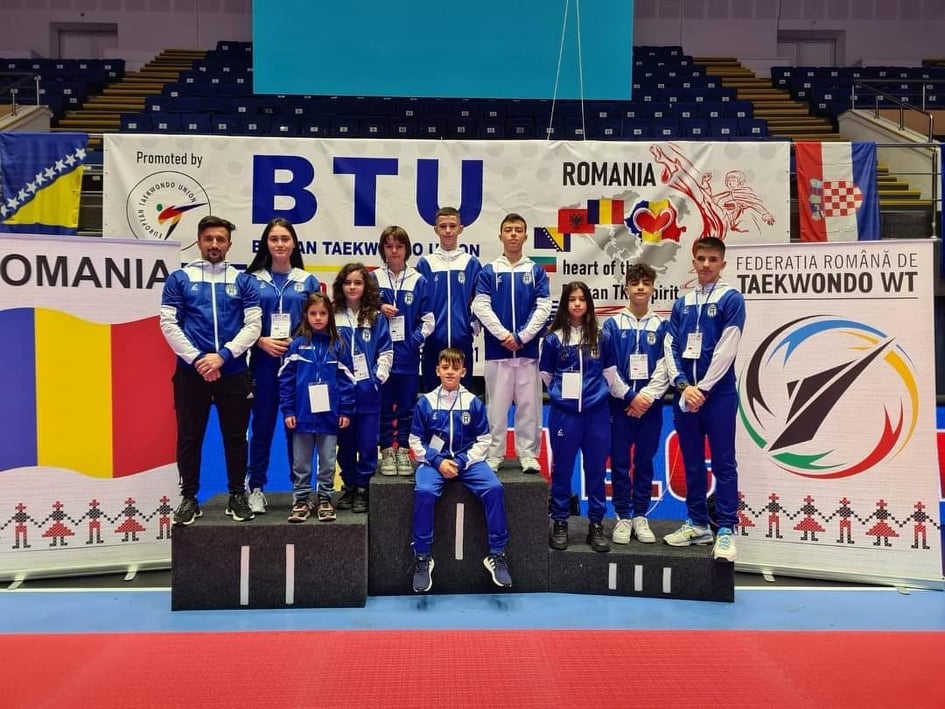 Taekwondo, Shqipëria shkëlqen në Ballkaniadë