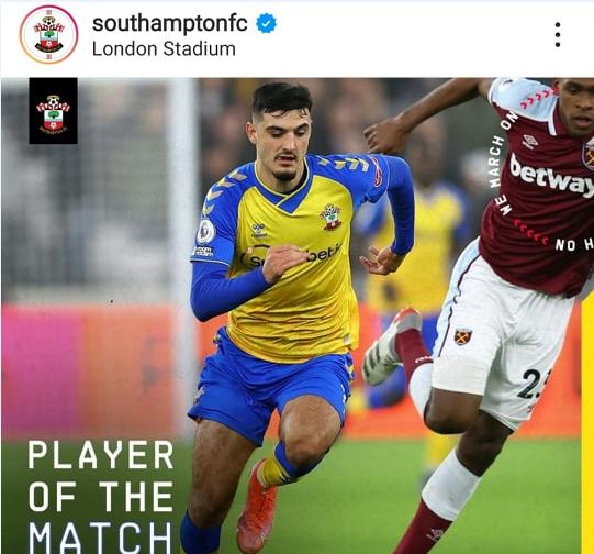 Sauthemptoni shpall Brojën si njeriun e ndeshjes