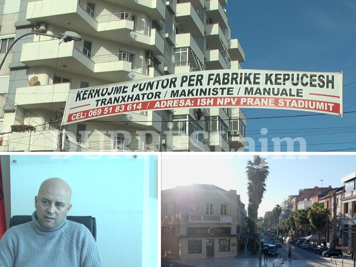 Mungesa e burimeve njerëzore rrezikon bizneset e Durrësit. Isteri: Disa prej tyre mund të falimentojnë (VIDEO)