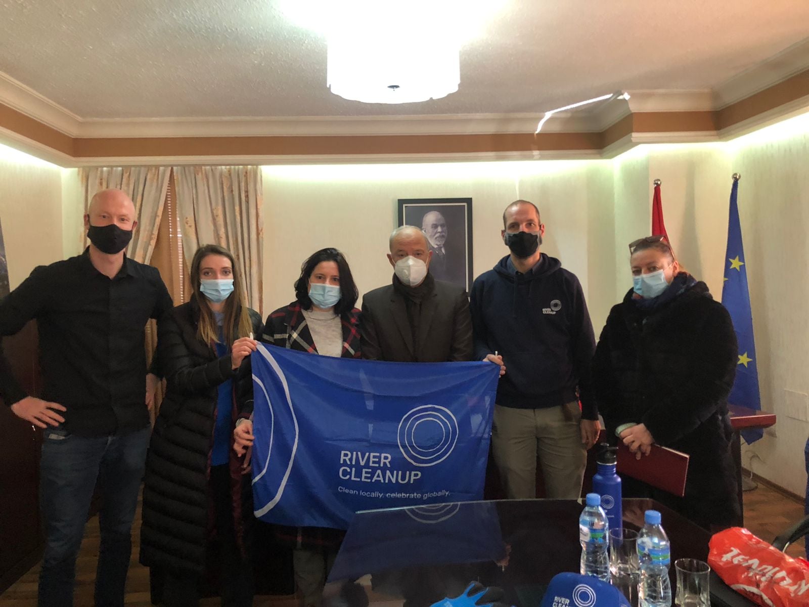 Përfaqësues të organizatës “River CleanUp” takim në Prefekturën Durrës, në fokus lumi Ishëm