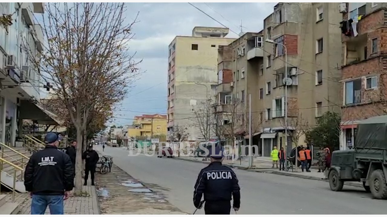 Pamje nga vendi ku do kryhet shpërthimi në Durrës, e gjithë zona e boshatisur (VIDEO)