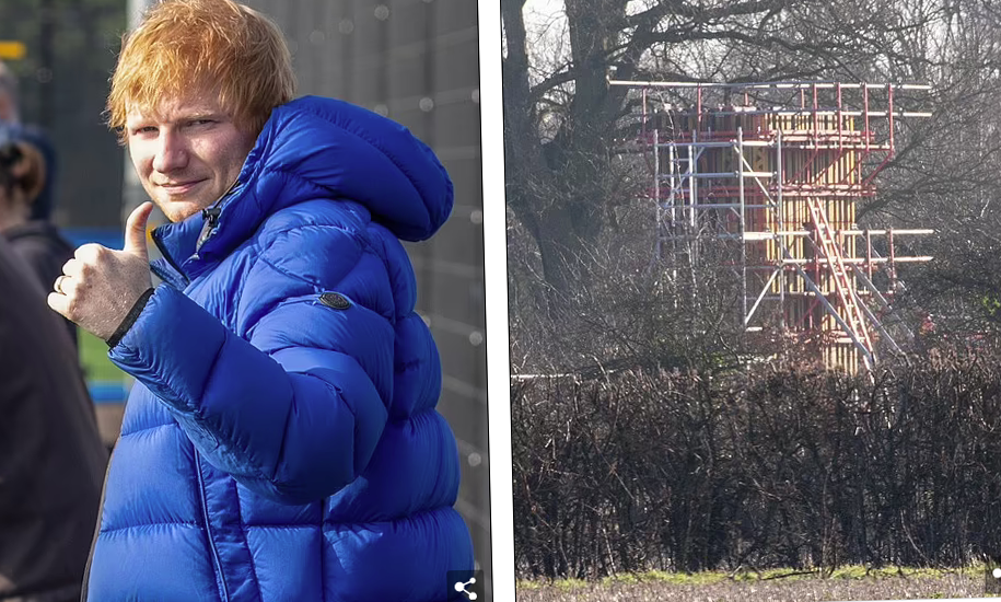 Në formë varke, Ed Sheeran është duke bërë gati varrin e tij