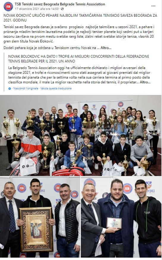 Gabimi i Djokovicit, ditën kur pretendoi se ishte pozitiv takoi fëmijët pa maskë