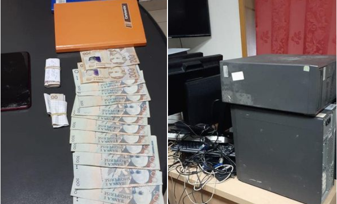 Organizonin aktivitetin e lojërave të fatit, SHÇBA arreston një person, procedon 3 punonjës policie, 4 në kërkim