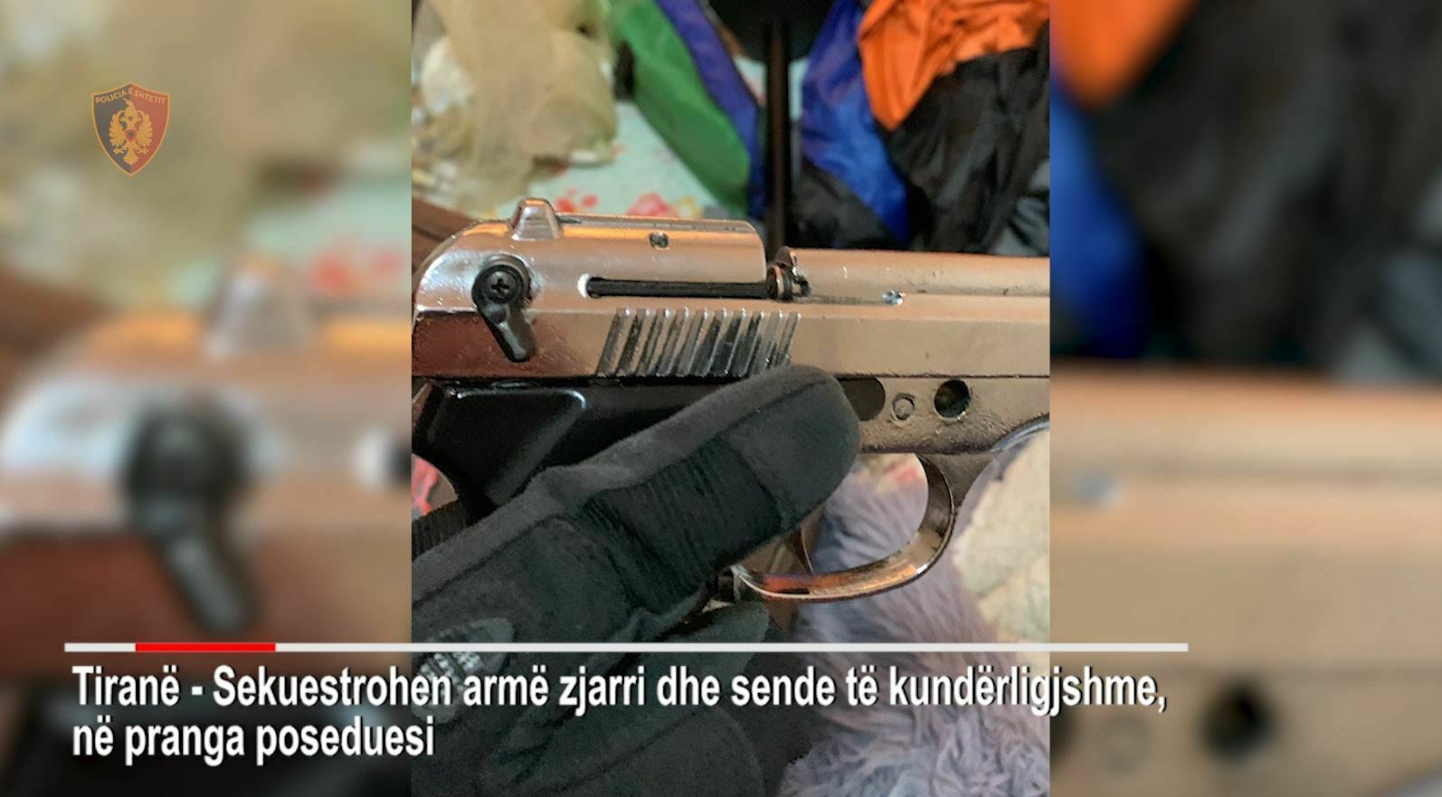 Pranga 23-vjeçarit që mbante pistoletë, thikë e shkop bejzbolli