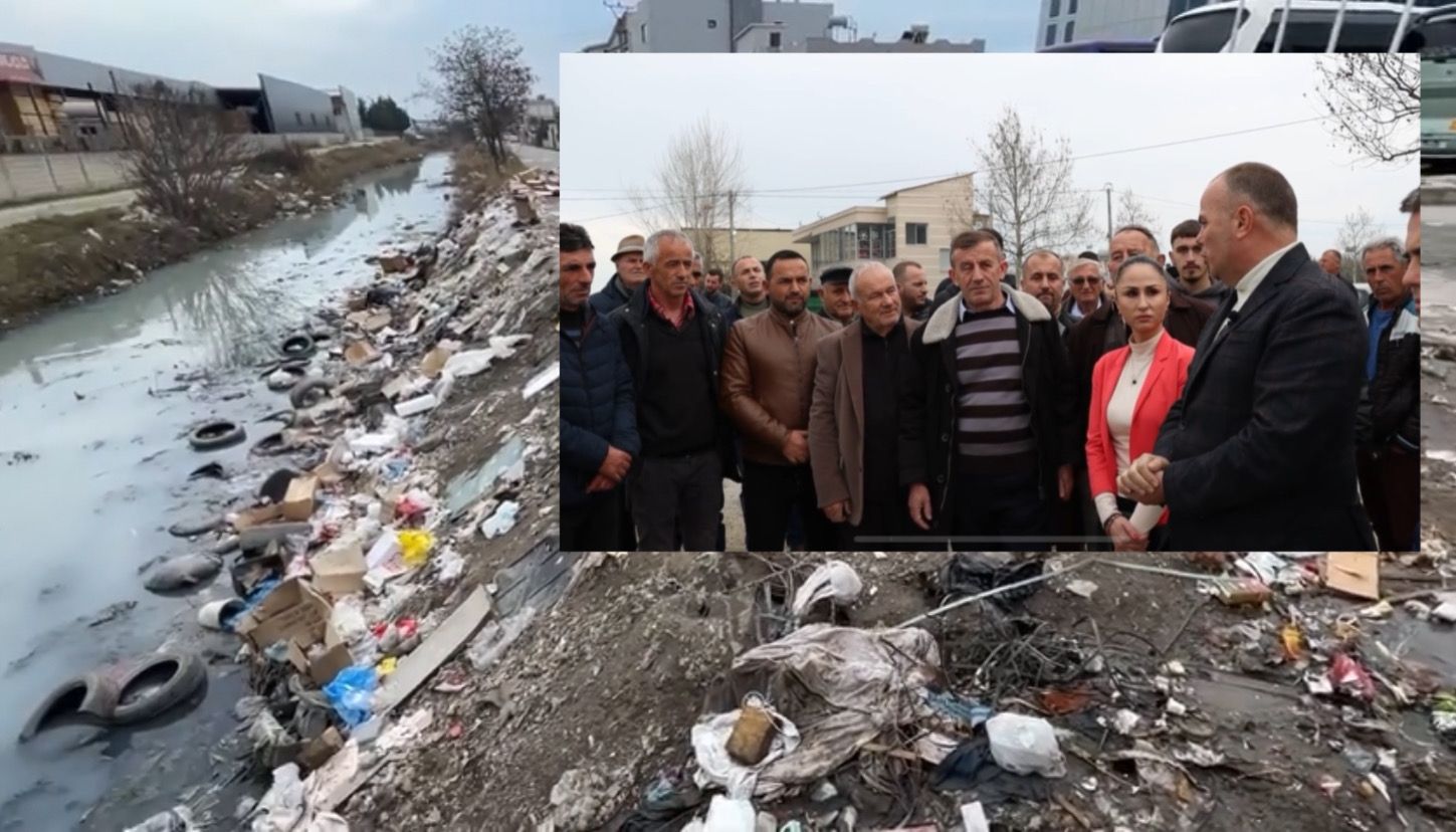 Kanali në ish-Kënetë kthehet në vendgrumbullim mbetjesh, Muka: &#8220;Nga 6 marsi ne do ta bëjmë punën siç duhet&#8221; (VIDEO)