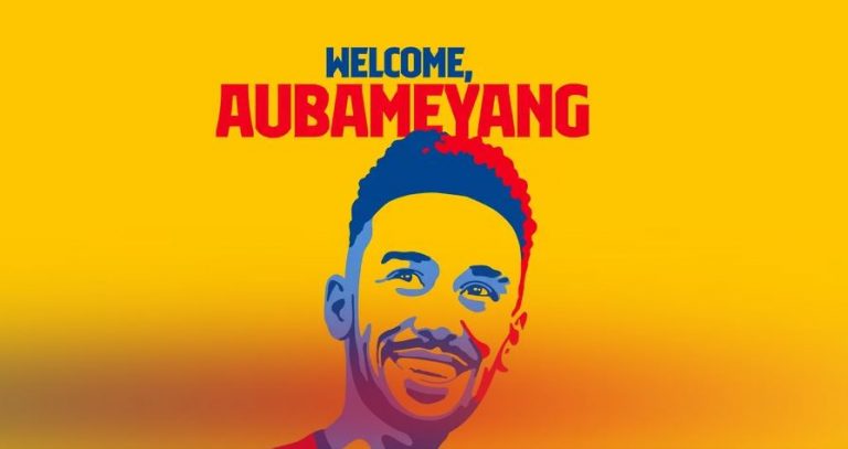 Barcelona e bën zyrtare, prezanton Aubameyang dhe i vendos klauzolë 100 mln euro