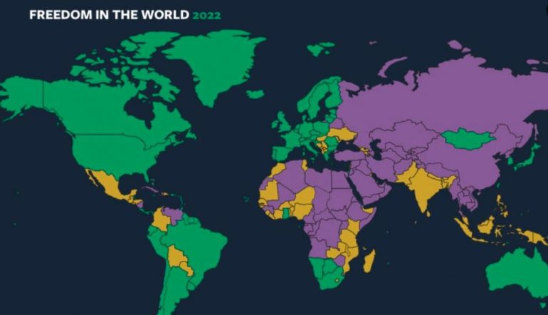 Freedom House: Liria në botë nën kërcënim të skajshëm, Shqipëria dhe Kosova pjesërisht të lira