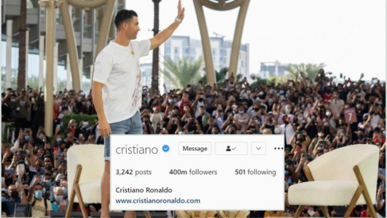 Ronaldo “mbret” i rrjeteve sociale kalon shifrën e 400 mln ndjekësish në Instagram