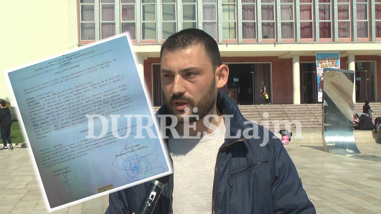 Konflikti për pronën vazhdon në gjykatën e Durrësit, Erlin Kacmoli: Sot erdhën me topografë, duan të na e marrin! (VIDEO)