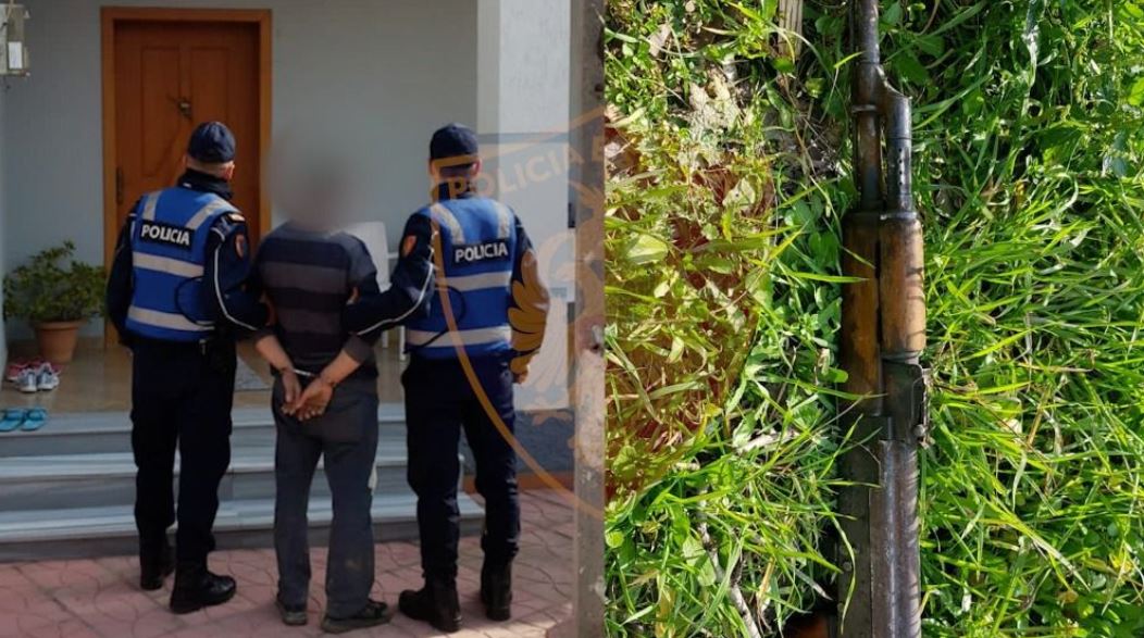 Kërcënoi me kallashnikov punonjësit e një firme ndërtimi, arrestohet 48-vjeçari (EMRI)