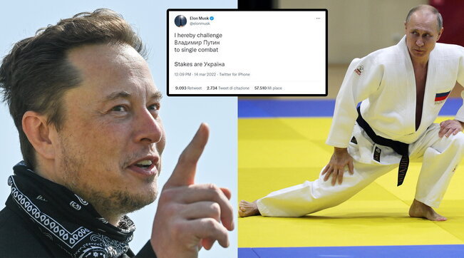 Elon Musk sfidon Vladimir Putinin për një duel në artet marciale: Në lojë është Ukraina