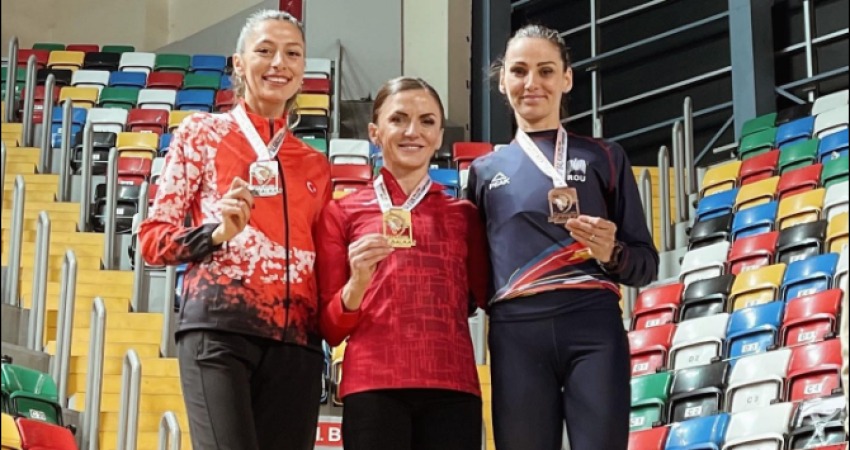 Koleksionon dy medalje në Kampionatin Ballkanik, Luiza Gega shkruan historinë