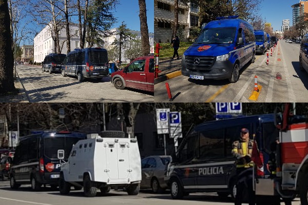 Protesta kundër rritjes së çmimeve, Kryeministria blindohet me furgonë policie dhe autobotë uji (FOTO)