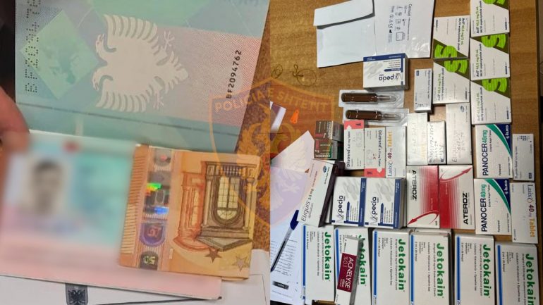 Tentoi të korruptonte policët në Rinas, e pëson 18-vjeçari. Goditet një rast i ilaçeve kontrabandë