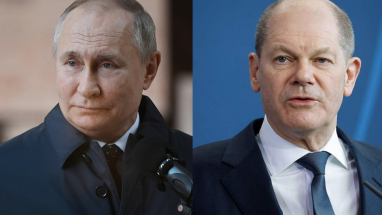 Putin telefonatë me kancelarin gjerman, çfarë u diskutua mes tyre?