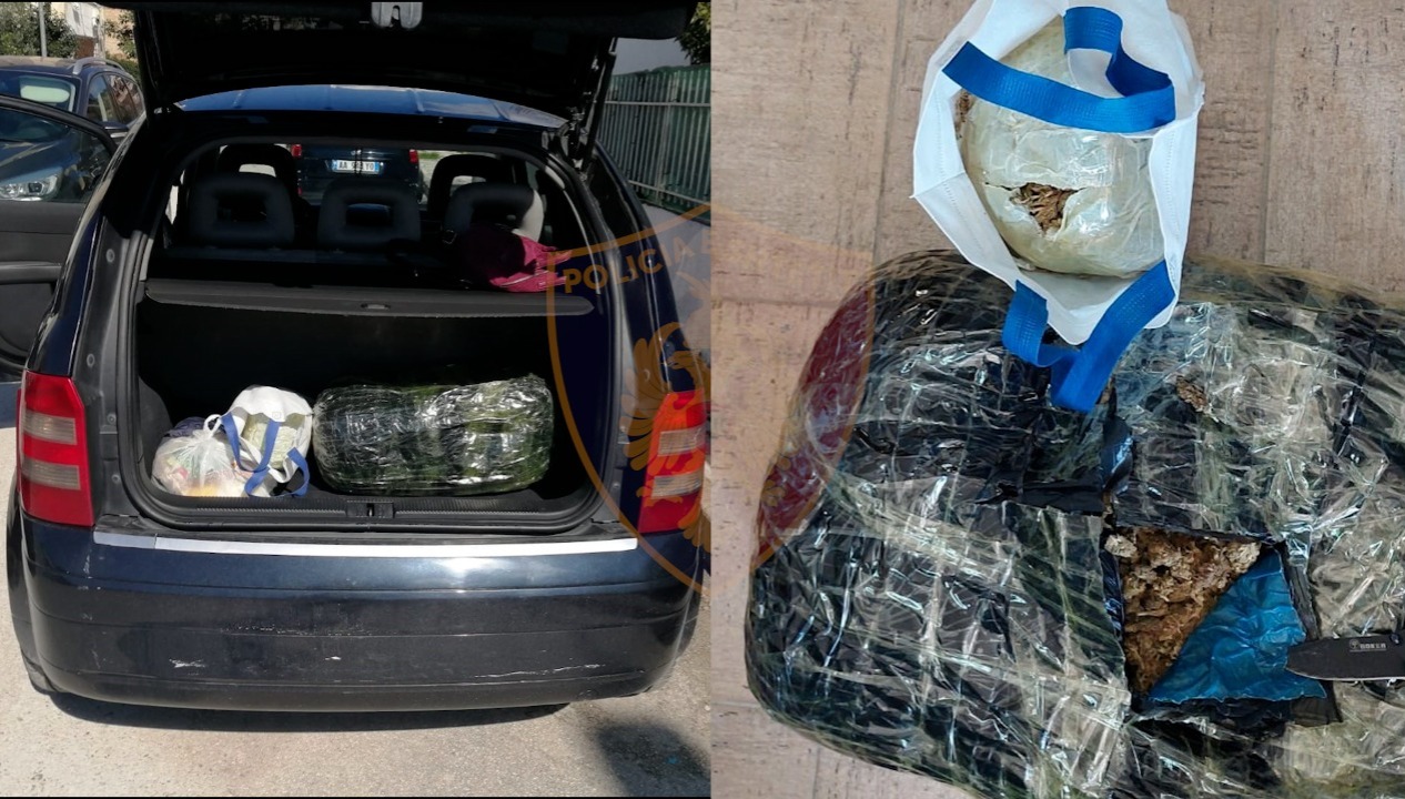 I gjejnë çantën me drogë në bagazhin e “Audit”, arrestohet 21-vjeçari