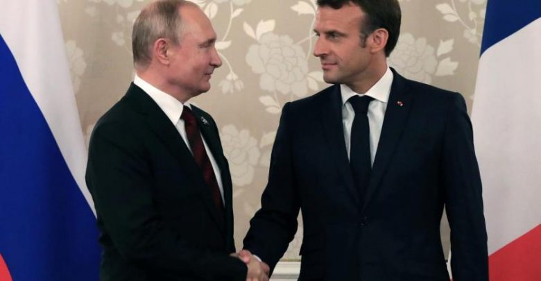 Macron 1 orë e 30 minuta bisedë telefonike me Vladimir Putin