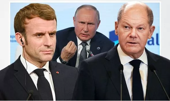 Putin bisedë telefonike për luftën në Ukrainë me Macron dhe Scholz