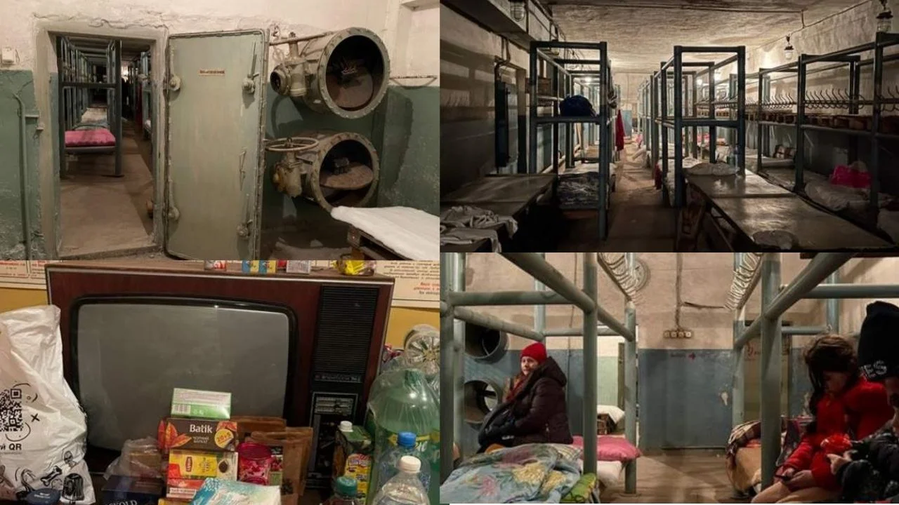 Qindra ukrainas të strehuar në një bunker të Luftës së Ftohtë