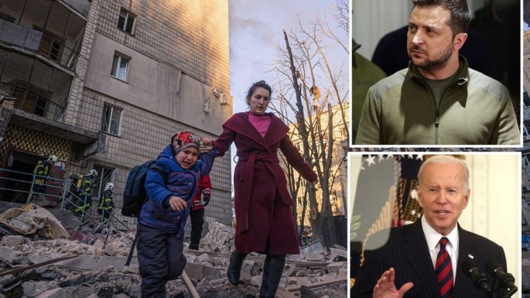 Zelensky i bën thirrje Bidenit që të bëhet “udhëheqës i paqes”